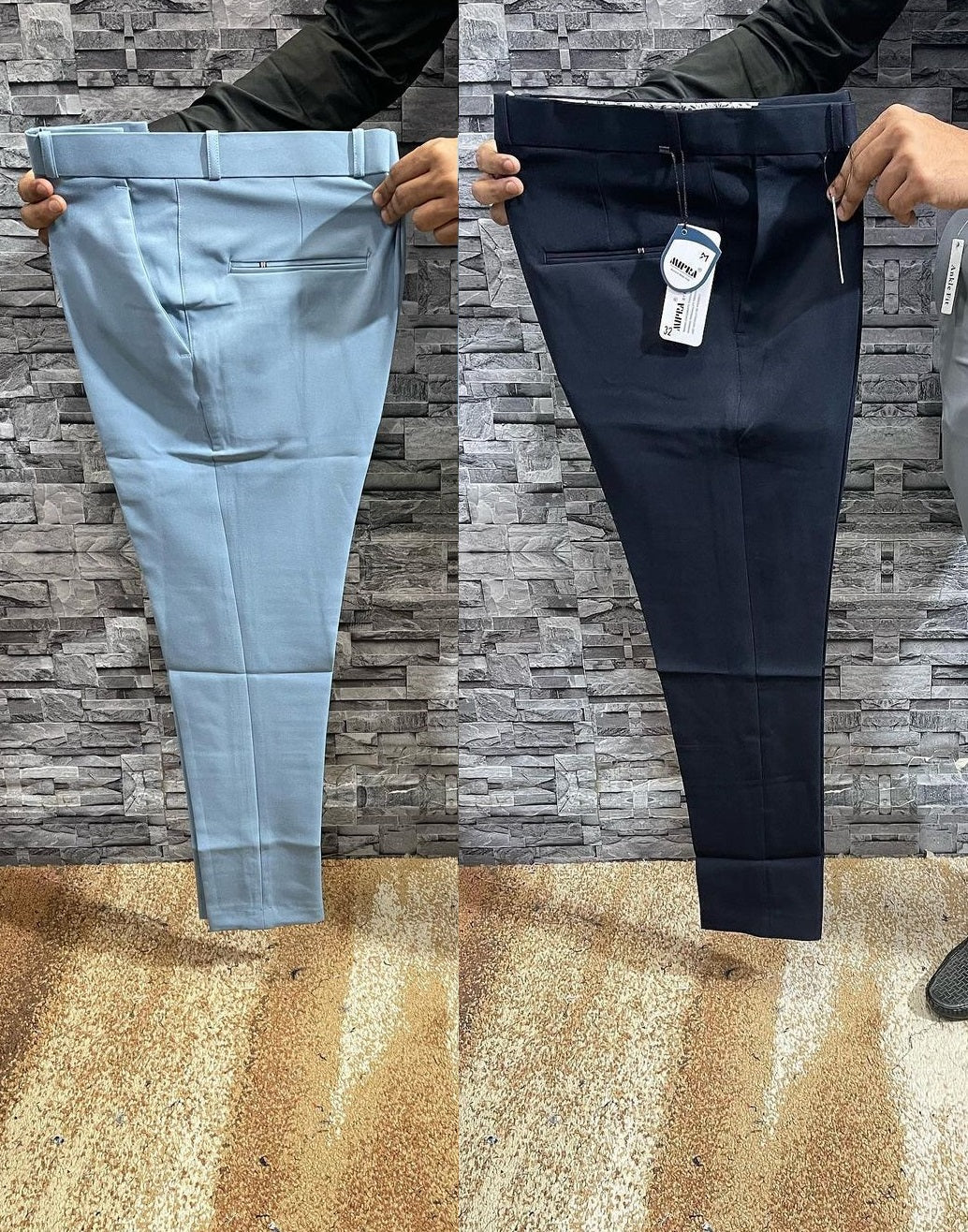 Pant and Pant Combo 13 (Blue Pant and Navy Blue Pant)